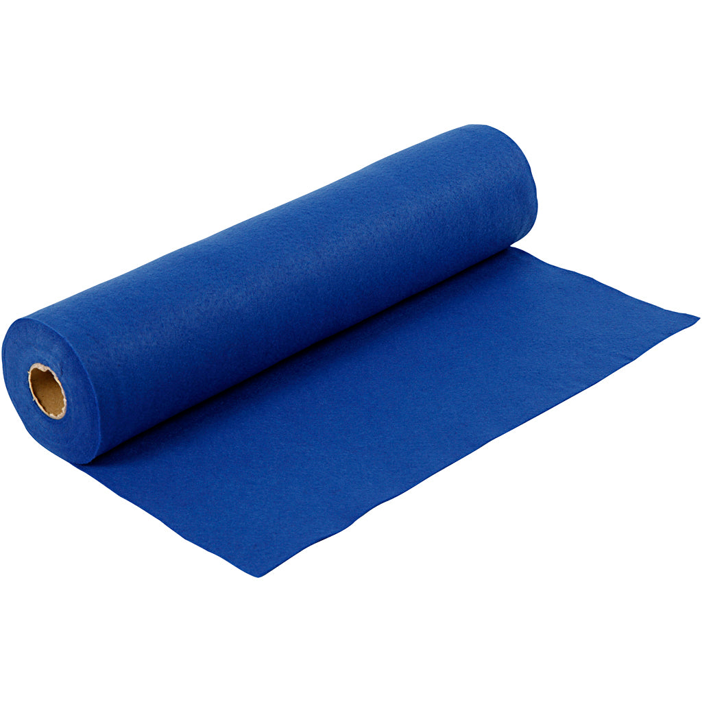 Creativ company hobbyvilt, b: 45 cm, dikte 1,5-2 mm, 180-200 gr, blauw, 5 m 1 rol