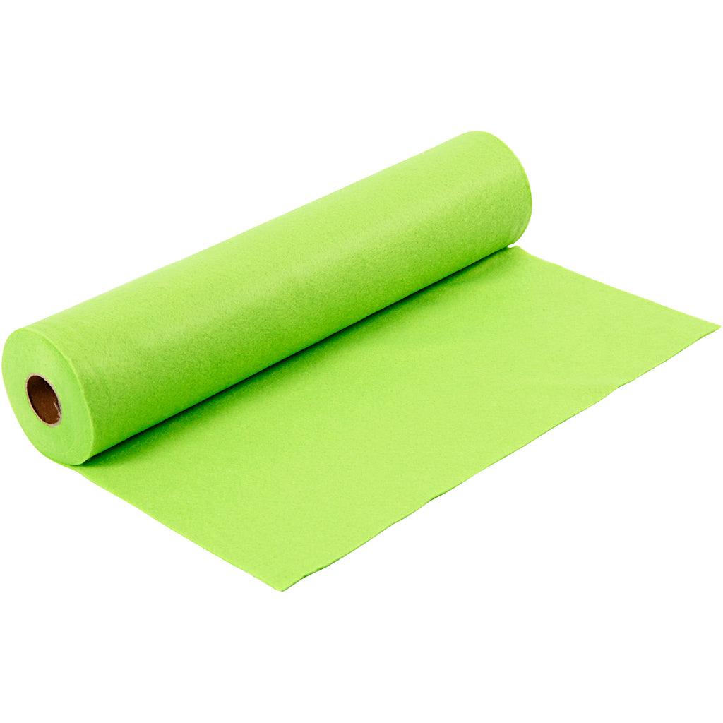 Creativ company hobbyvilt, b: 45 cm, dikte 1,5-2 mm, 180-200 gr, lichtgroen, 5 m 1 rol