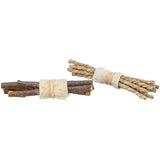 Trixie set stokken met luffa schorshout zeegras