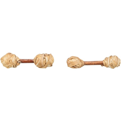 Trixie set halsters van schorshout gras