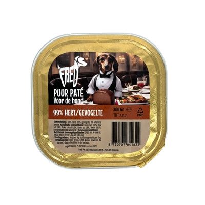 Freds kuipje hond puur hert gevogelte