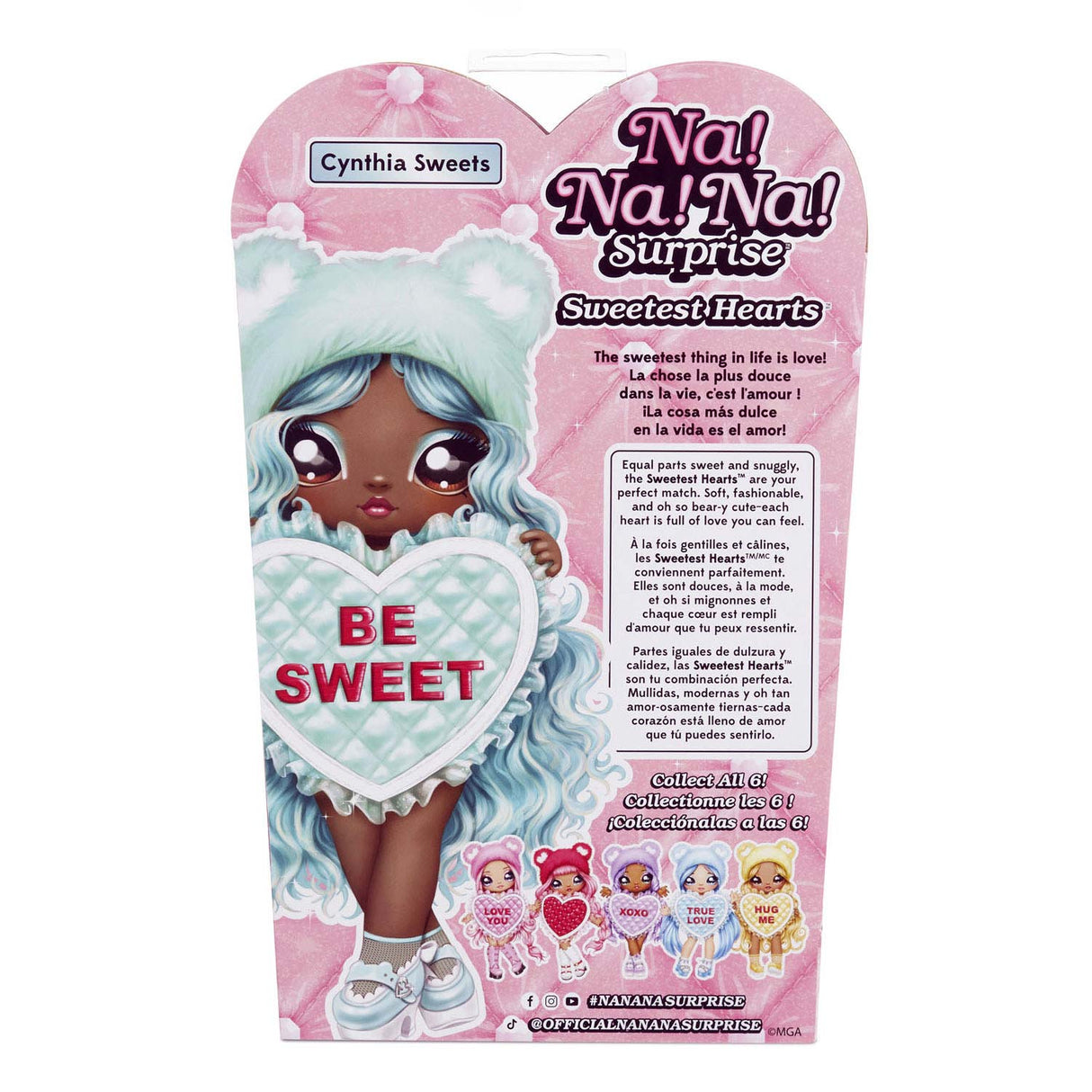 MGA Entertainment Na! Na! Na! Surprise Sweetest Hearts Cynthia Sweets