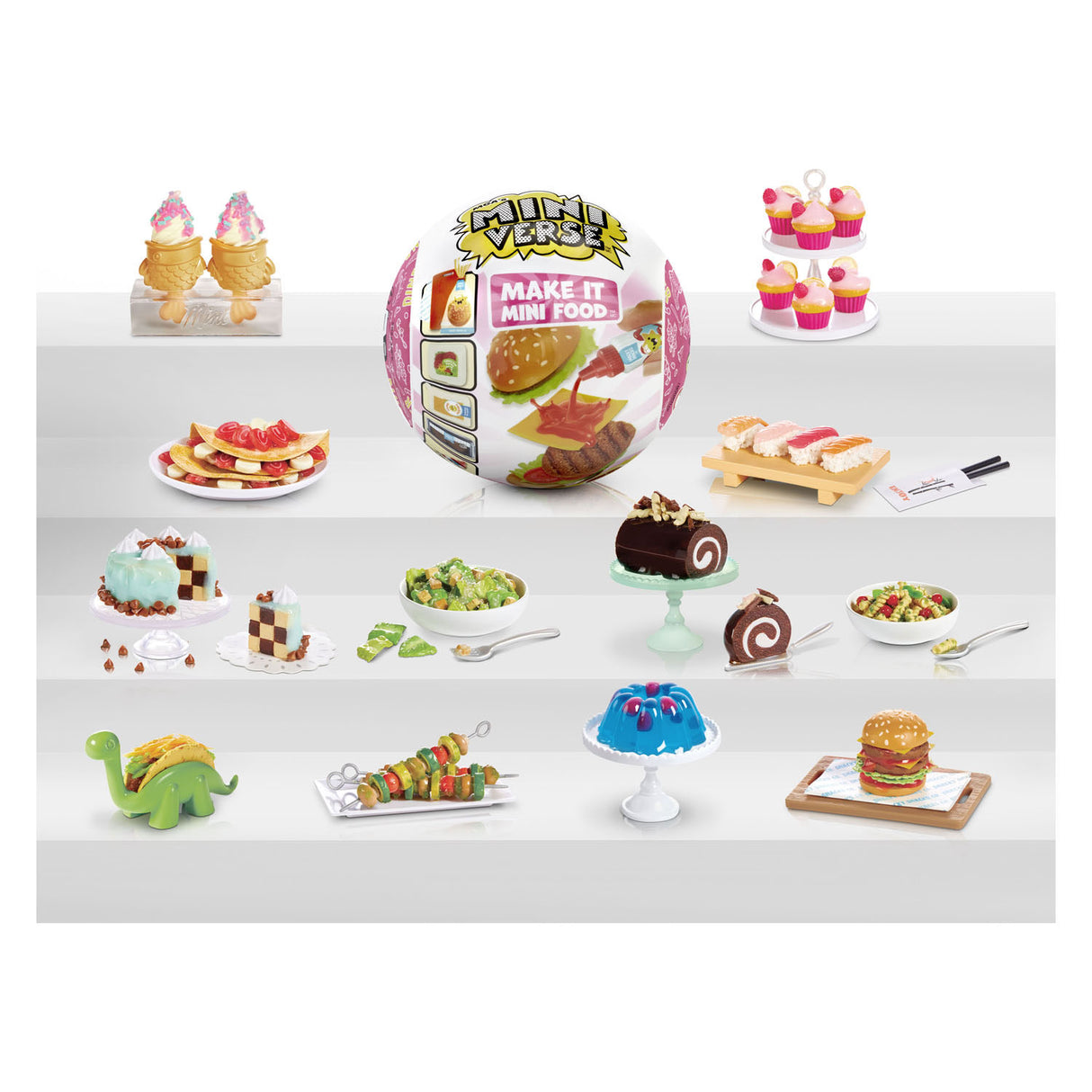 Mga entertainment mga's miniverse- make it mini foods: diner series 3b