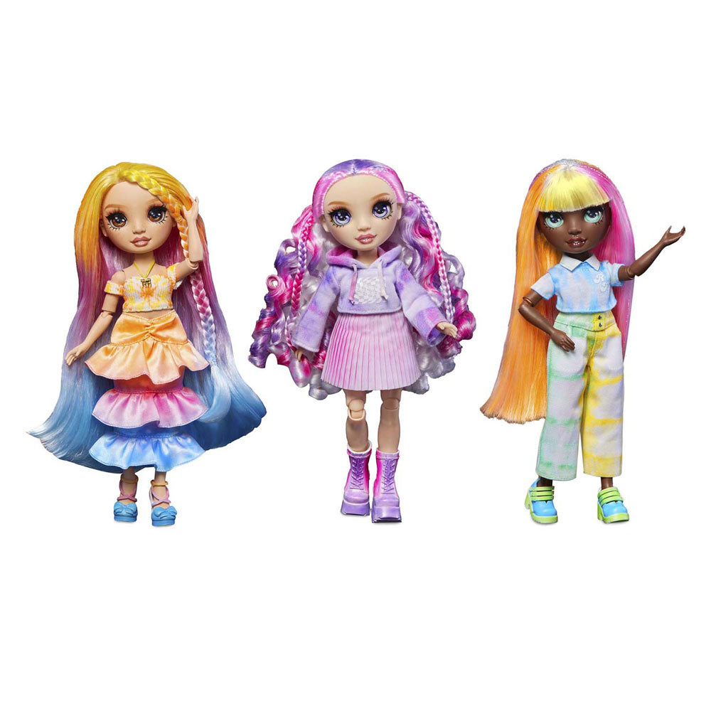Mga entertainment rainbow high watercolor create-modepop - bruine ogen