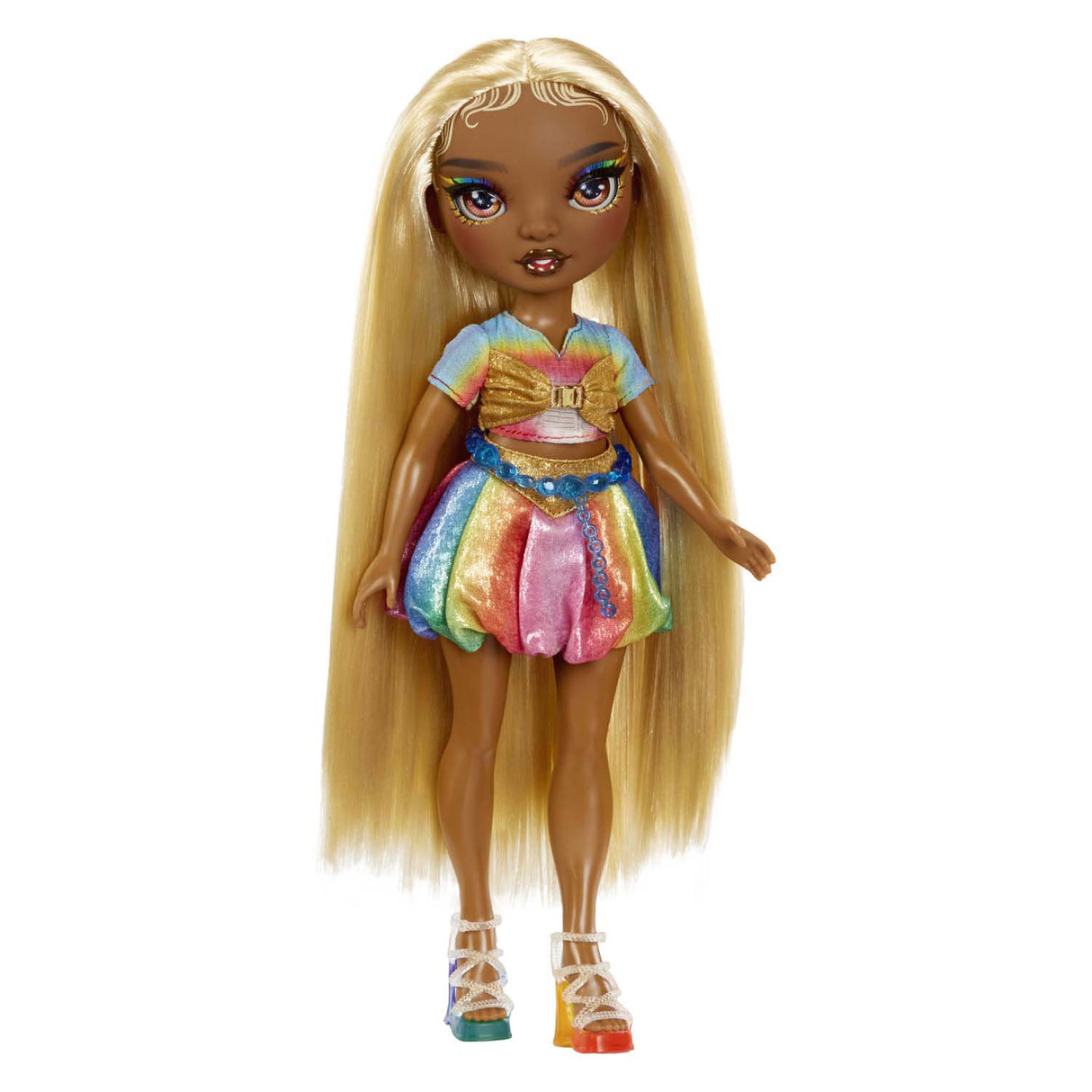 Mga entertainment rainbow high modepop met haarkrijt - meline goud