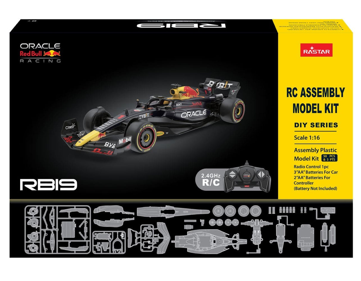 Jonotoys rastar 1:16 red bull f1 rb19 bouwset - 55dlg.