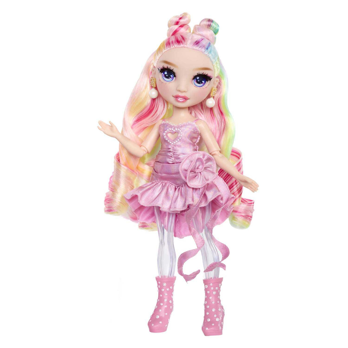 Mga entertainment rainbow high rainbow shimmers with slime fashion doll bella (pink)