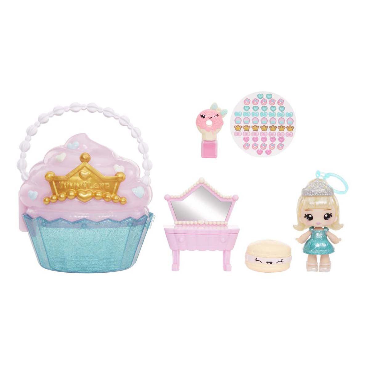 Beauty bag speelset en lipgloss pop - cupcake