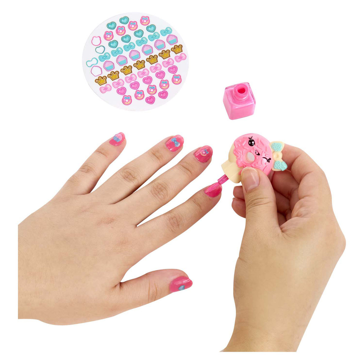 Beauty bag speelset en lipgloss pop - cupcake