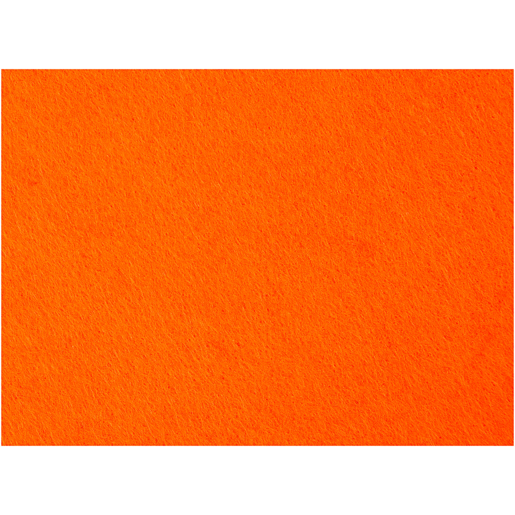 Creativ company hobbyvilt, vel 42x60 cm, dikte 3 mm, oranje, 1 vel