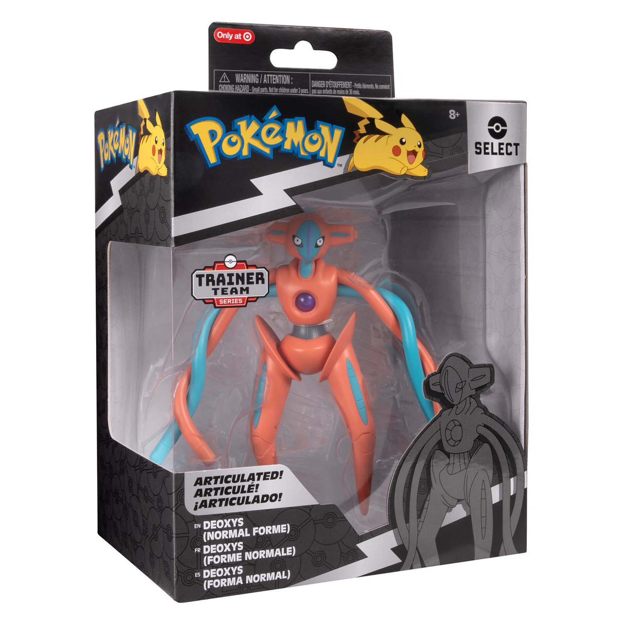 Jazwares pokémon select figuur deoxys, 15cm