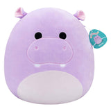 Squishmallows knuffel pluche - hanna de paarse nijlpaard, 40cm