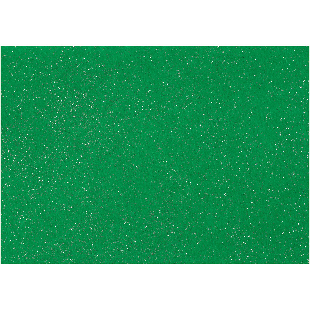 Creativ company hobbyvilt, a4, vel 210x297 mm, dikte 1,5-2 mm, groen, 10 vel 1 doos