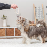 Trixie visgraat leer met touw