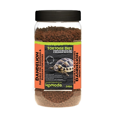 Komodo voer schildpad paardenbloem