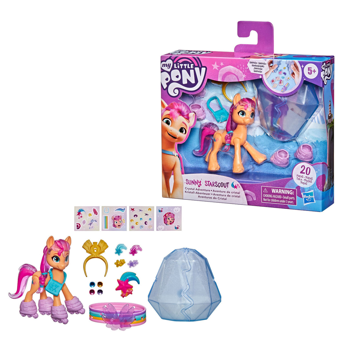 Hasbro my little pony film kristal avonturen sunny starscout
