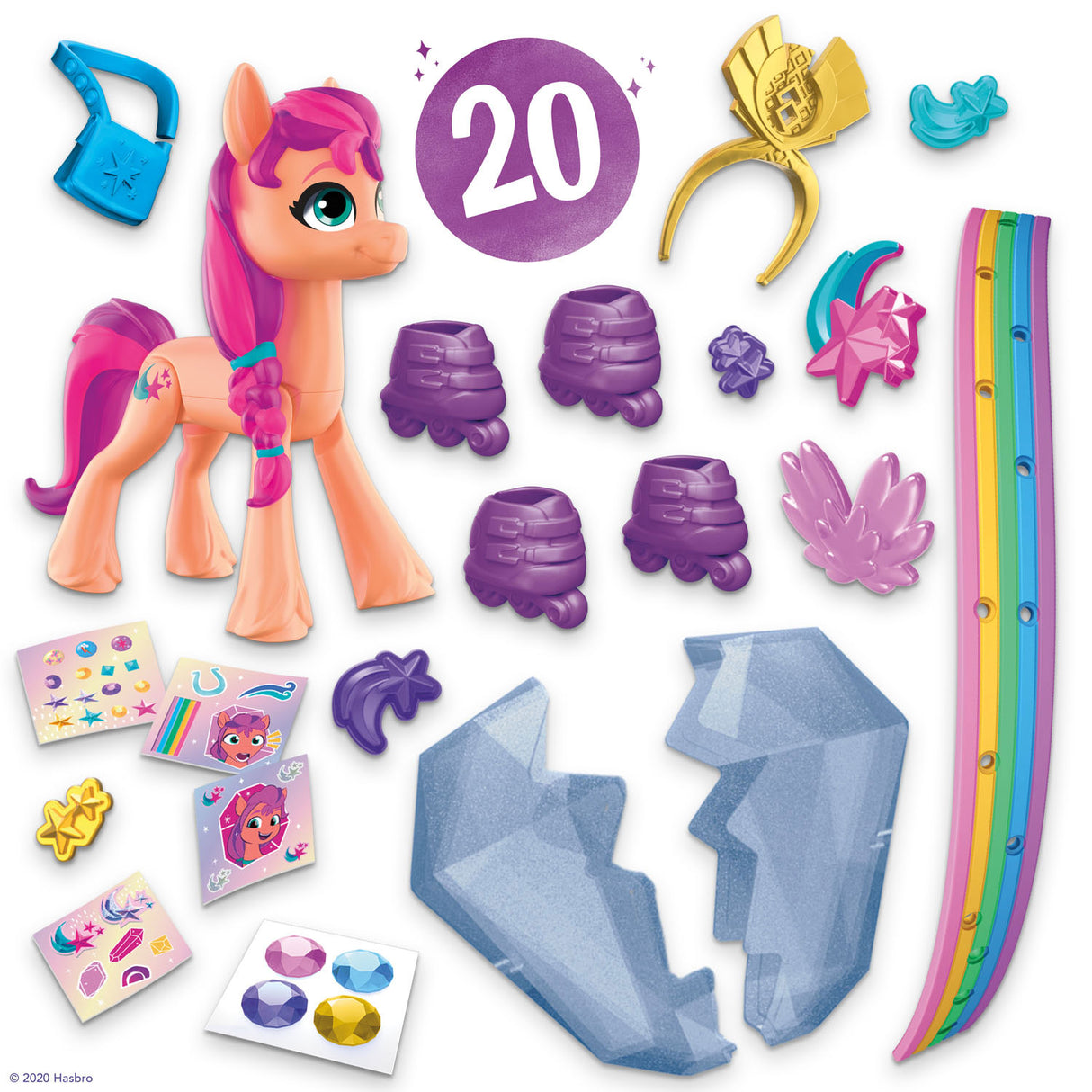 Hasbro my little pony film kristal avonturen sunny starscout