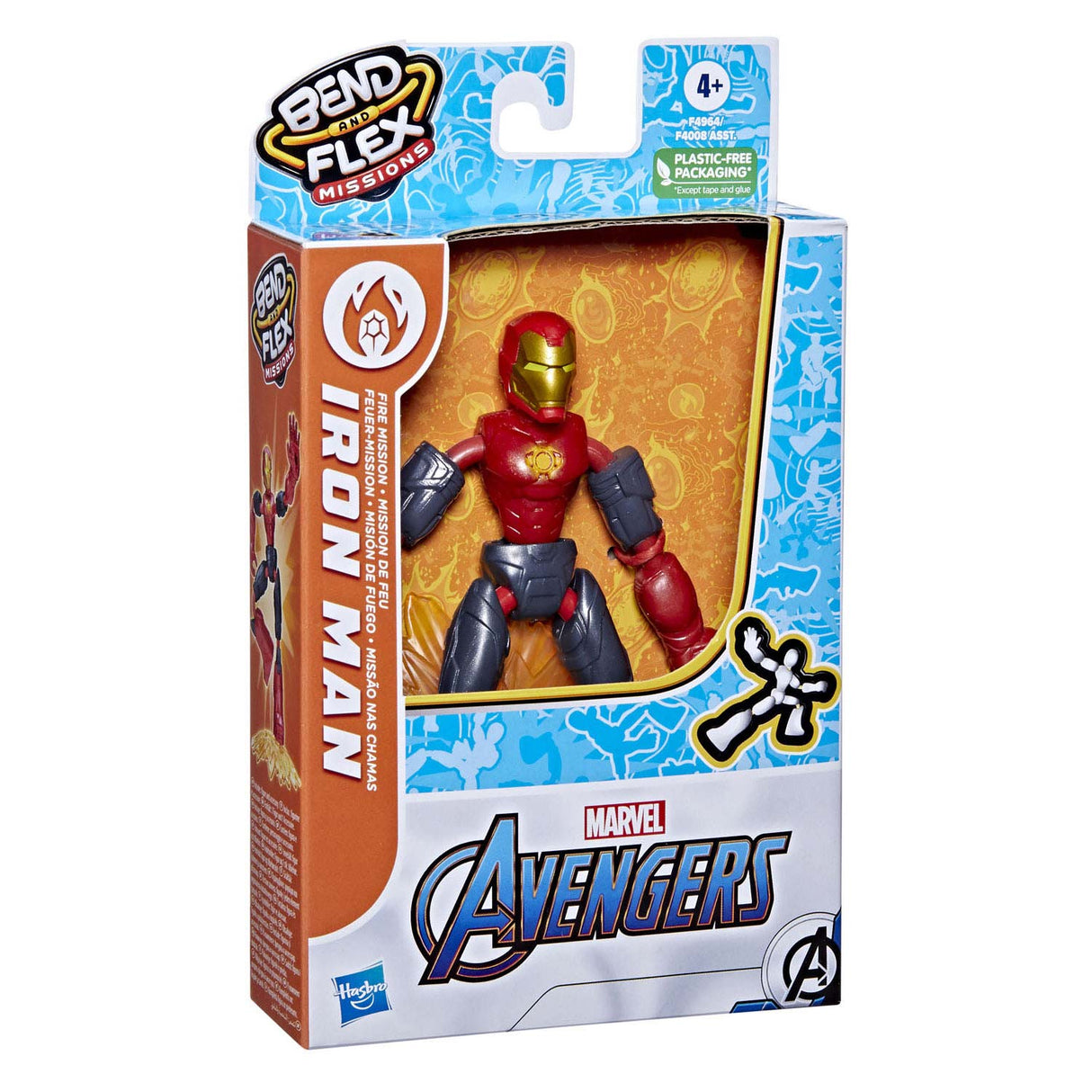 Hasbro Avengers Bend en Flex Fire Mission