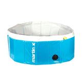 Martin pool met jets blauw wit
