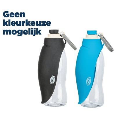 Trixie drinkfles met bakje siliconen assortiment