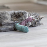 Trixie speelkussen rol met kattenkruid assorti