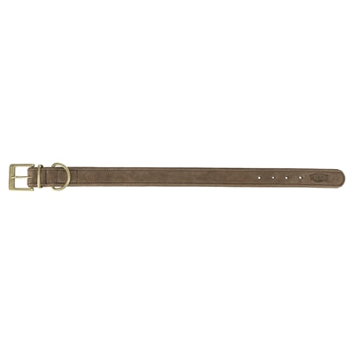 Trixie halsband hond puur leer bruin