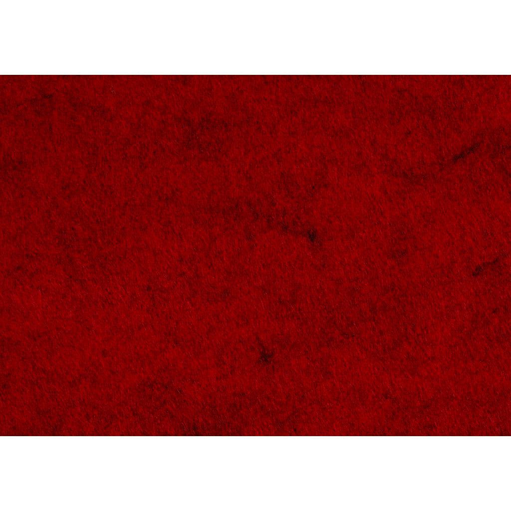 Creativ company hobbyvilt, a4, vel 210x297 mm, dikte 1,5-2 mm, gemelleerd, rood, 10 vel 1 doos