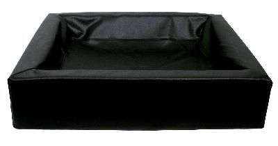 Bia bed Kunstleer hoes hondenmand zwart