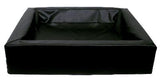 Bia bed Kunstleer hoes hondenmand zwart