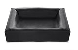 Bia bed Kunstleer hoes hondenmand zwart