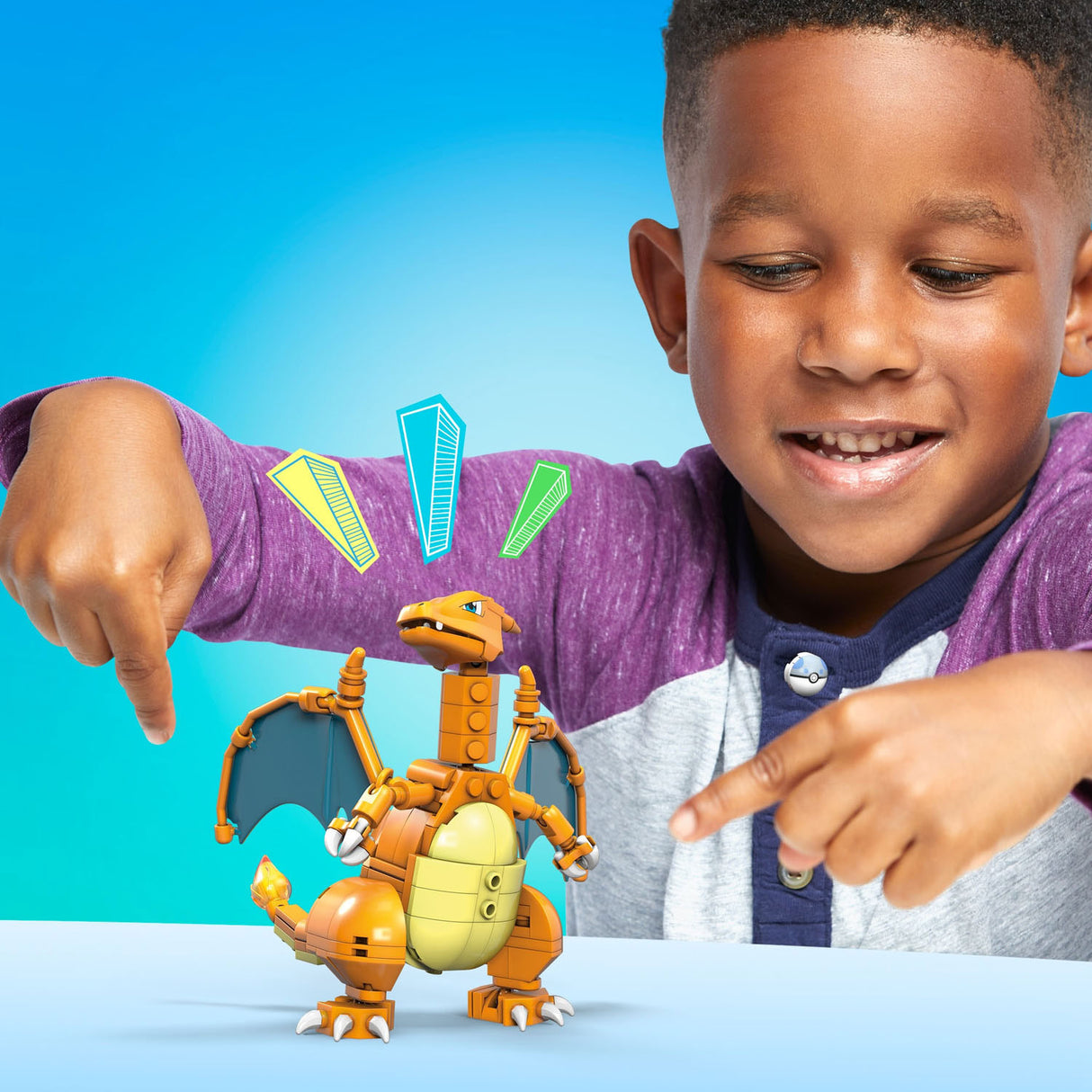 Mattel mega construx pokémon bouwset - charizard