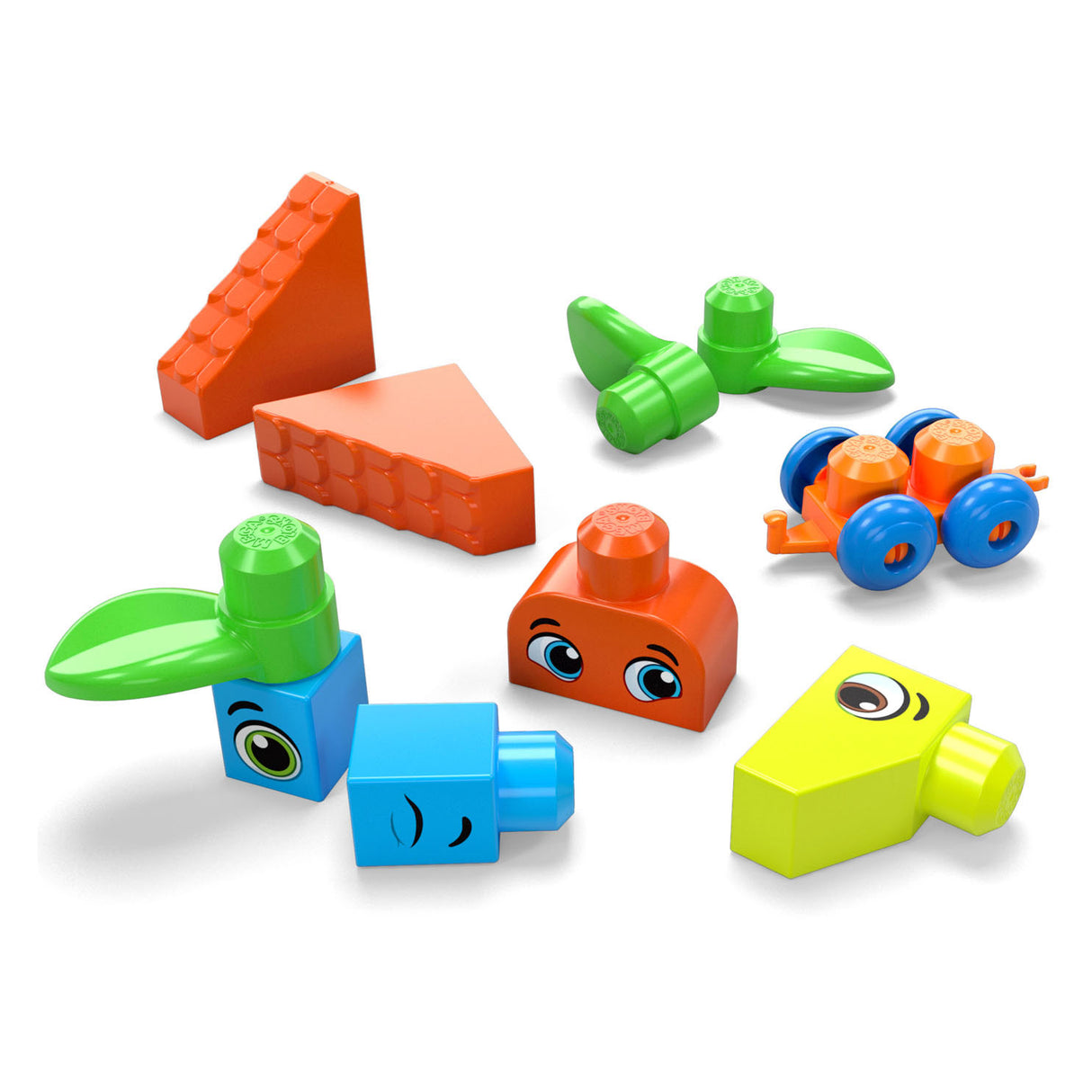 Mega bloks - bigger building bag bouwblokken, 150dlg.