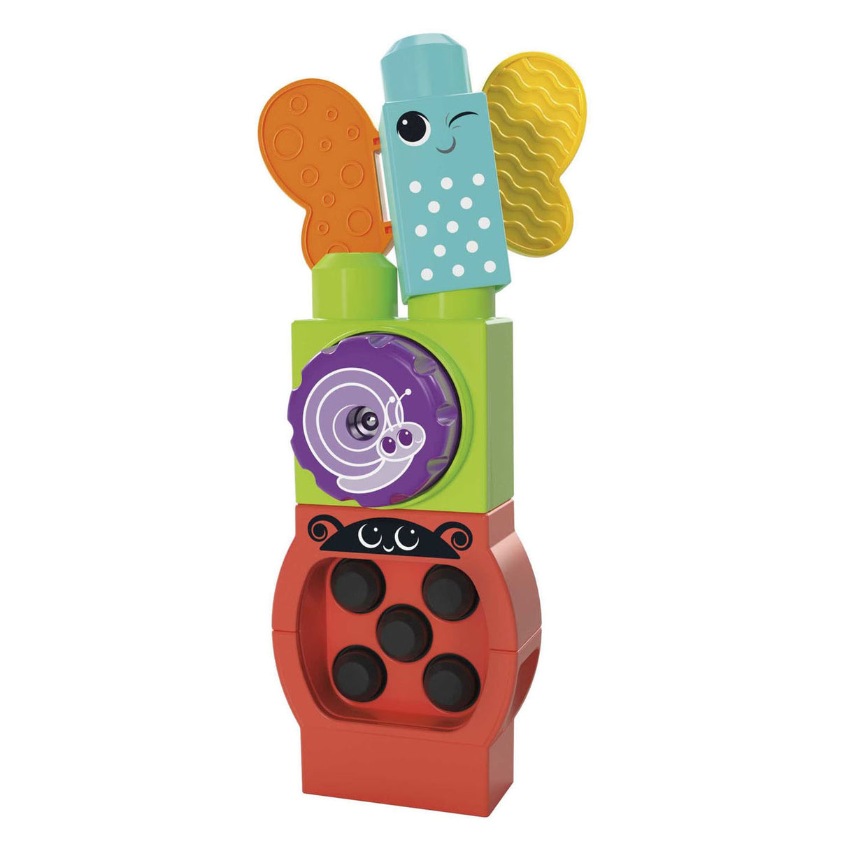 Mega Bloks Move' N Groove Caterpillar Bouwset, 30dlg.