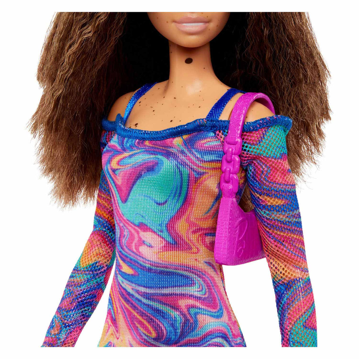 Mattel barbie fashionista pop - rainbow marble swirl