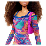 Mattel barbie fashionista pop - rainbow marble swirl