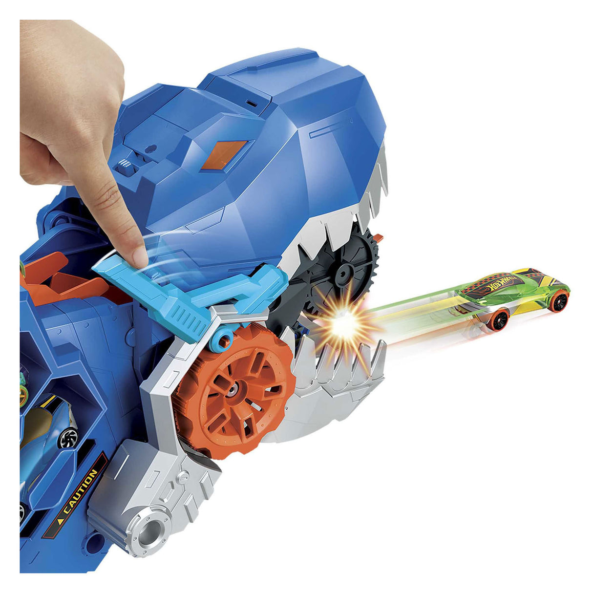 Hot wheels city ultimate t-rex transporter speelset