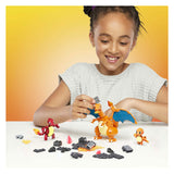 Mattel pokemon mega charmander evolutie set