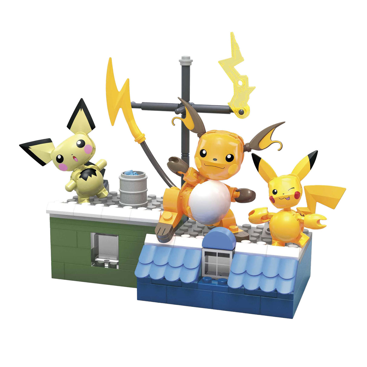 Mattel mega construx bouwset pikachu evolution