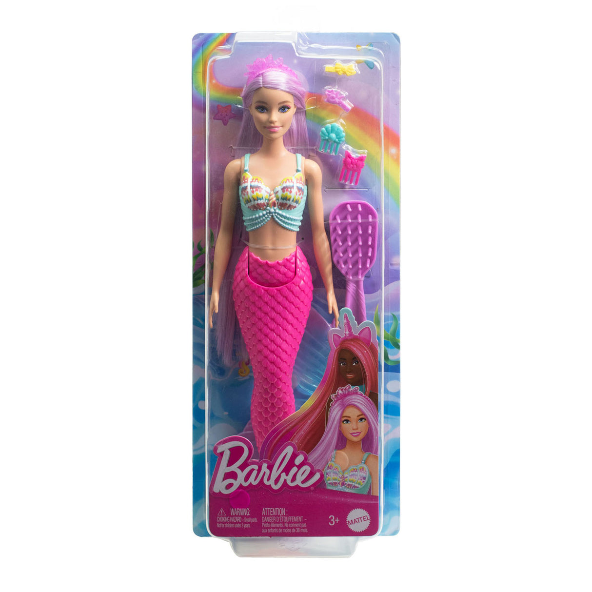 Mattel barbie modepop zeemeermin met lang haar