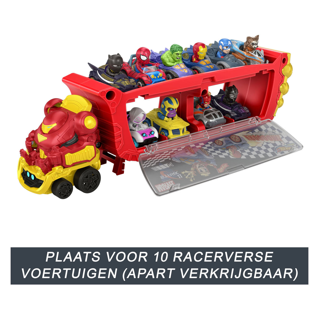 Hot wheels racer verse hulkbuster hauler