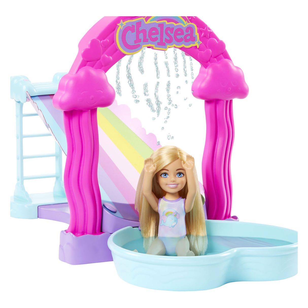 Mattel barbie chelsea waterglijbaan speelset