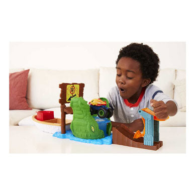 Hot wheels monster trucks swamp chomp speelset