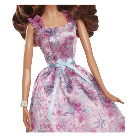 Mattel Signature pop met blond haar en zwart-witte avondj