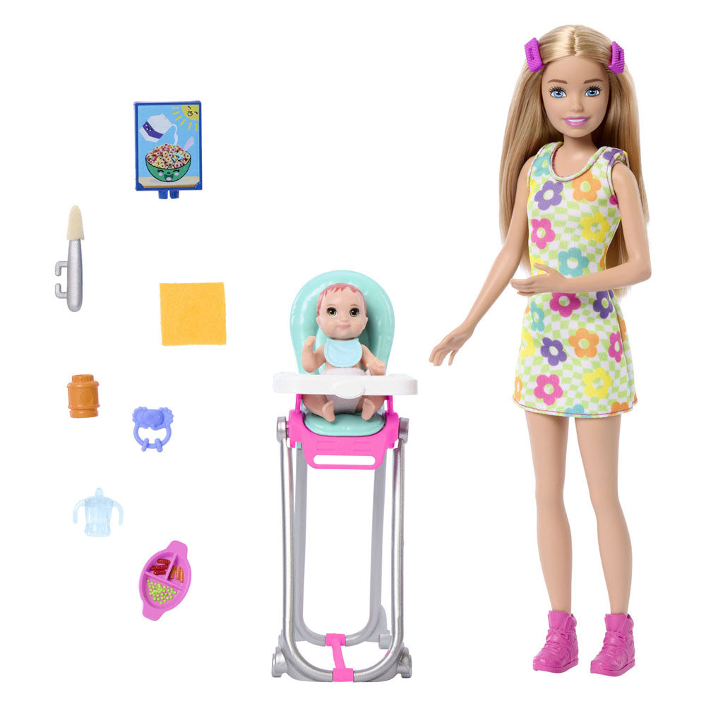 Mattel barbie skipper oppas speelset