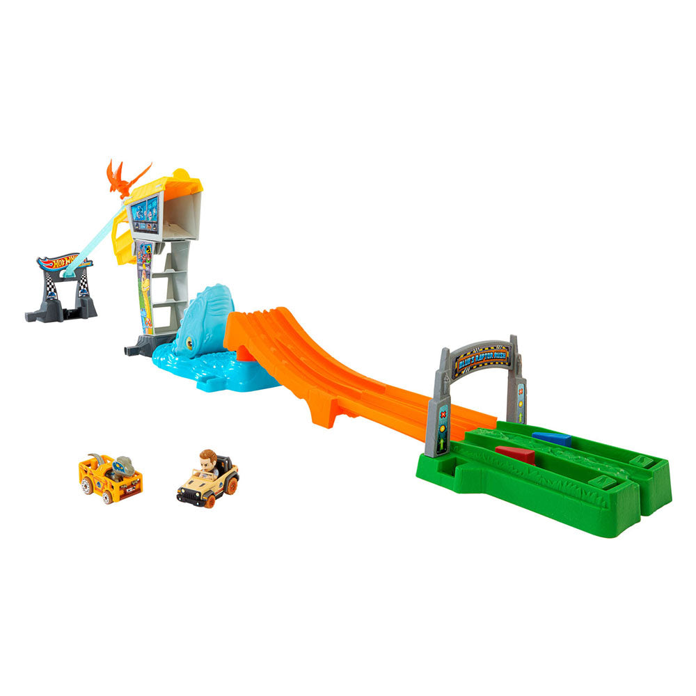 Hot wheels racer verse blue's raptor rush speelset