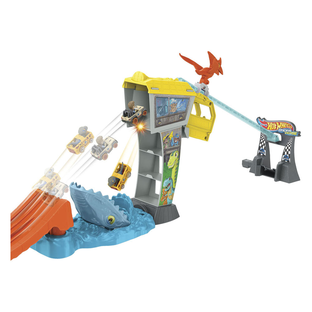 Hot wheels racer verse blue's raptor rush speelset