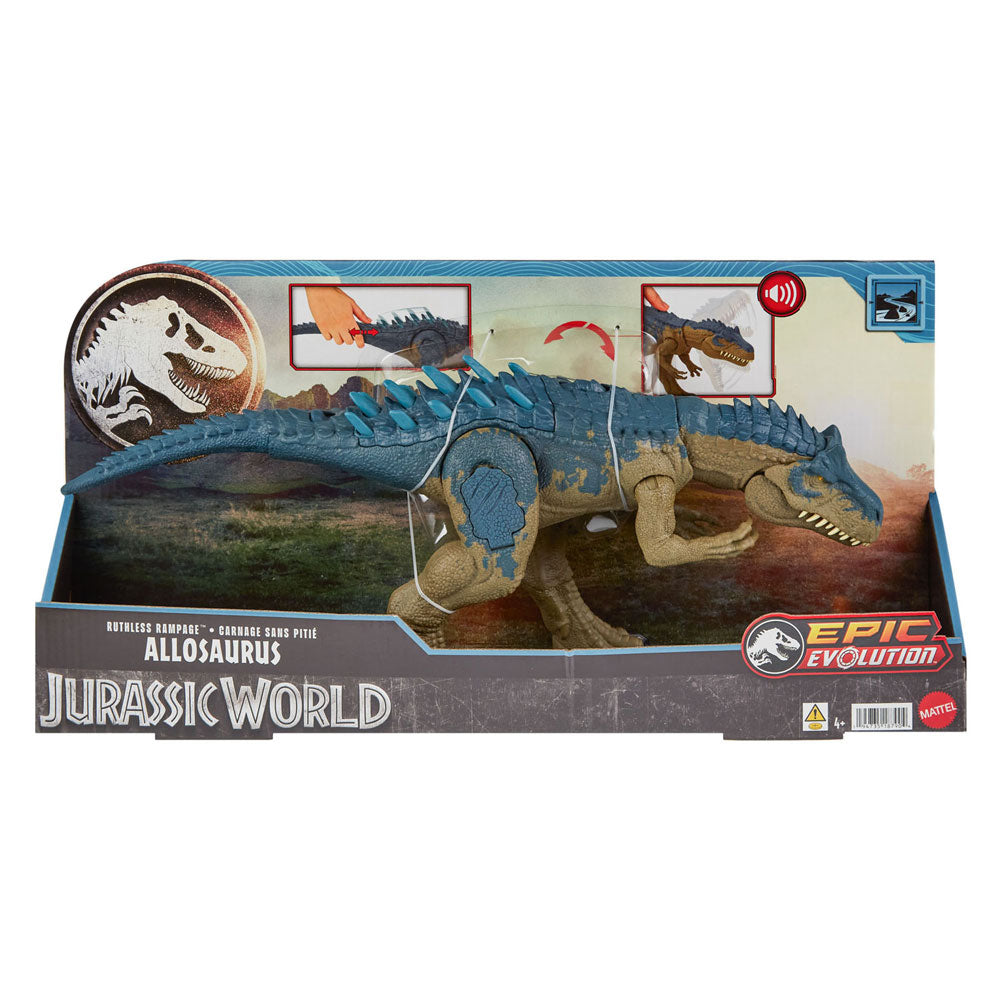 Mattel jurassic world allosaurus dinosaurus speelfiguur