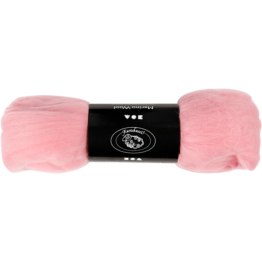 Creativ company merino wol, dikte 21 my, lichtrood, 100 gr 1 doos