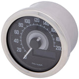 Daytona velona teller snelheidsmeter velona,sw led-wit 200km h