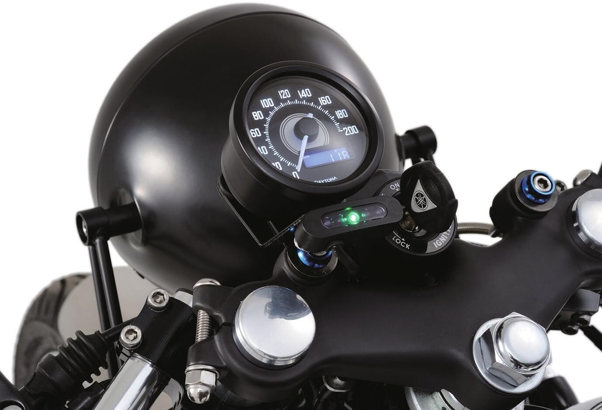 Daytona snelheidsmeter velona 60 donker. snelheidsmeter velona donker,s led-wit 200km h